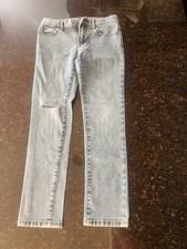 GAP Jeans Boys 10 Light Blue Denim Stretch Skinny Fit Casual