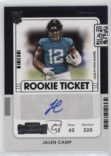 2021 Panini Contenders Rookie Ticket Jalen Camp #241 Auto 0jx5