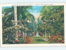 W-border LATE THOMAS EDISON STATE Fort Myers Florida FL a/01 AD4623