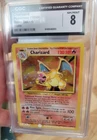 Charizard HOLO CGC 8 Base Set 4/102 1999 Rare Vintage Pokémon Card NM/MINT WOTC