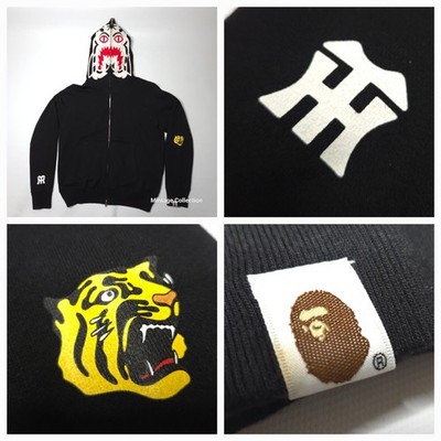 NIGO A BATHING APE BAPE FUNTHERA MILITIA HANSHIN TIGERS WHITE