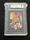 1995-96 Skybox E-XL Blue Parallel Michael Jordan Card #10 -  BGS 9 Mint
