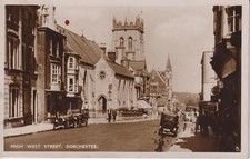 DORSET - Dorchester - High treet West DORCHESTYER - RPPC -  Very goodPMs 1932