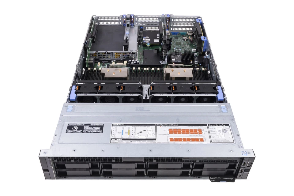 Server Dell R740 8x3.5" 2x Gold 6152 256GB H730p 2x480GB 2x25GbE SFP28 2xPSU - Image 2 of 4