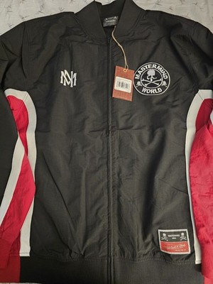100% Authentic MasterMind x Mitchell & Ness Jacket Size XL 48 Mens Blk/Red