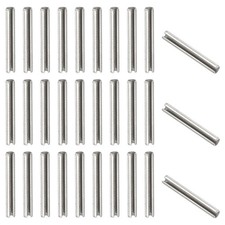50 Pcs 5/64" x 5/8" (2.2mm x 16mm) Slotted Spring Pin Silver