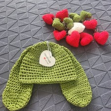Handmade Crochet Baby Hat Brights 0-6 Months