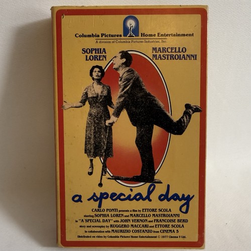 A Special Day (Betamax, 1981) Sophia Loren Gatefold Book Box Beta Rare NOT VHS