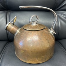 CHANTAL Bollitore per tè rivestito in rame 1,8 quarti bicolore armonica fischietto patina