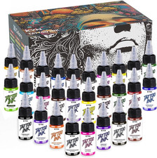 KVM Tattoo Ink with 28 Colors Has High Saturation and is Easy to Color