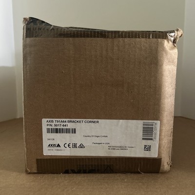 AXIS COMMUNICATION INC 5017-641 T91A64 CORNER BRACKET FOR PTZ DOME NTWRK CAMERA