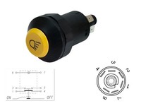 "Kfz-Druckschalter \"Heavy Duty\" Symbol Seitenlicht Hinten - Heavy Duty Schalter"