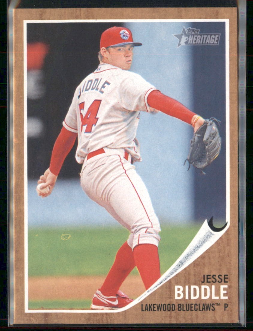 2011 Topps Heritage Minor League Edition - Jesse Biddle #65 (RC)