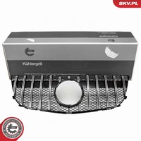 Esen SKV KüHlergrill KüHlergitter Silber FüR Mercedes-Benz Glk-Klasse X204