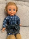 Ms. Beasley Doll Soft Body Vinyl Face Blue Eyes Blonde Straight Hair Polka Dot — photo 9