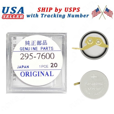 #ad For Citizen Eco Drive 295 76 MT516F Genuine Rechargeable Battery CapacitorSealed $18.29