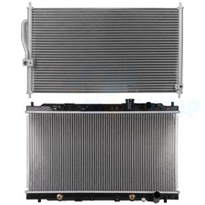 Aluminum A/C Radiator & AC Condenser Cooling Kit for 1994-2001 Acura Integra