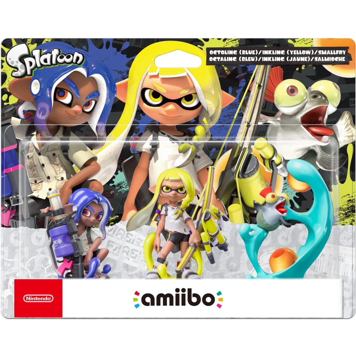 Octoling + Inkling + Smallfry Amiibo 3-Pack - Splatoon Series