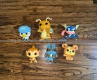 Pokemon Funko Pop Bundle Lot Of 6 Dragonite Lucario Greninja Chimchar Quaxly