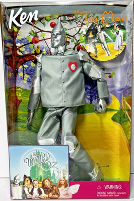 1999 Wizard of Oz Ken as Tin Man Doll MPN 25815 Box has minor wear & tear.