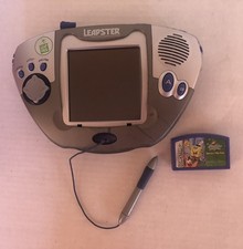 Leapster Frog Learning Game System Console  Spongebob Saves The Day -TESTED