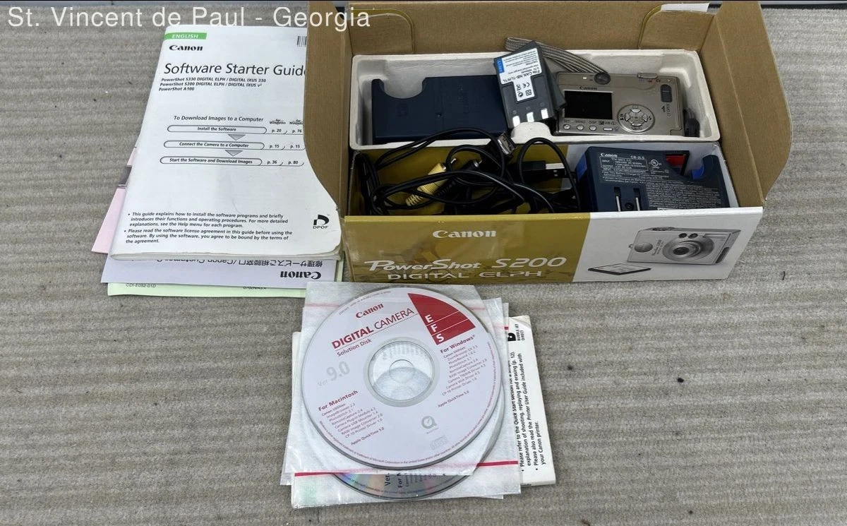 Canon PowerShot S200 Digital Cameras for sale - eBay