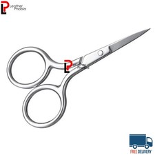 Small Brow Scissors - 1 Pack Little Sharp Precise Detail Snips for Cutting Nose