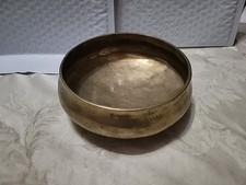 Antique Tibetan Brass Singing Bowl 494hz Rare Great Sound 