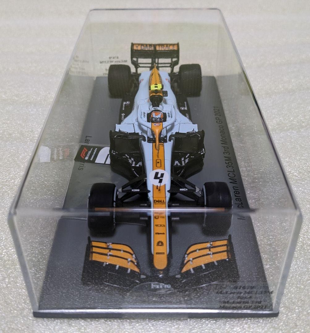 Spark　McLaren MCL35M  Monaco GP 2021 2021 Spark 1:18 Mclaren F1 MCL35M #4 Lando Norris Monaco GP