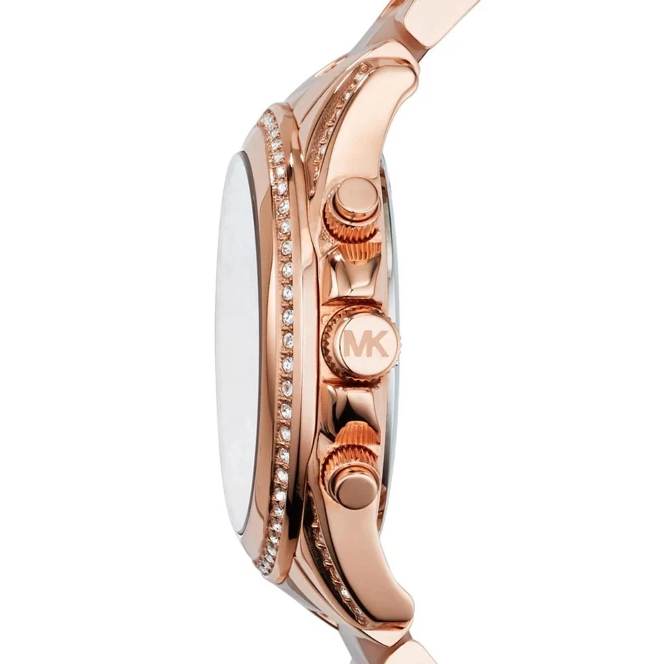 Genuine MICHAEL KORS MK5943 Women Luxury Wrist Watch Rose Gold Strap & Dial - Image 4 of 4