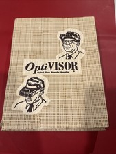 Vintage OptiVisor Headband Magnifier Model DA-4 In Original Box And Pape