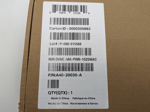 Cisco MA-PWR-1025WAC 1025W Power Supply Module - Zdjęcie 5 z 5