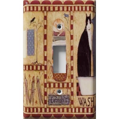 Egyptian Kitty Decorative Light Switch Plate Cover Outlet Wall Plate | eBay