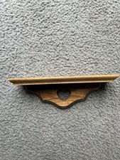 Lil’ Rustic Vintage Wooden Farmhouse Shelf Heart Cut Out