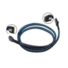 Slim SAS 4.0 SFF-8654 4i 38pin to Mini SAS SFF-8087 Target Hard Disk Raid Cable