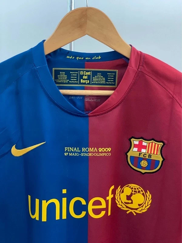 Camiseta Barcelona Champions League Final Roma 2009 - Camiseta local retro UCL Foto 2 de 4