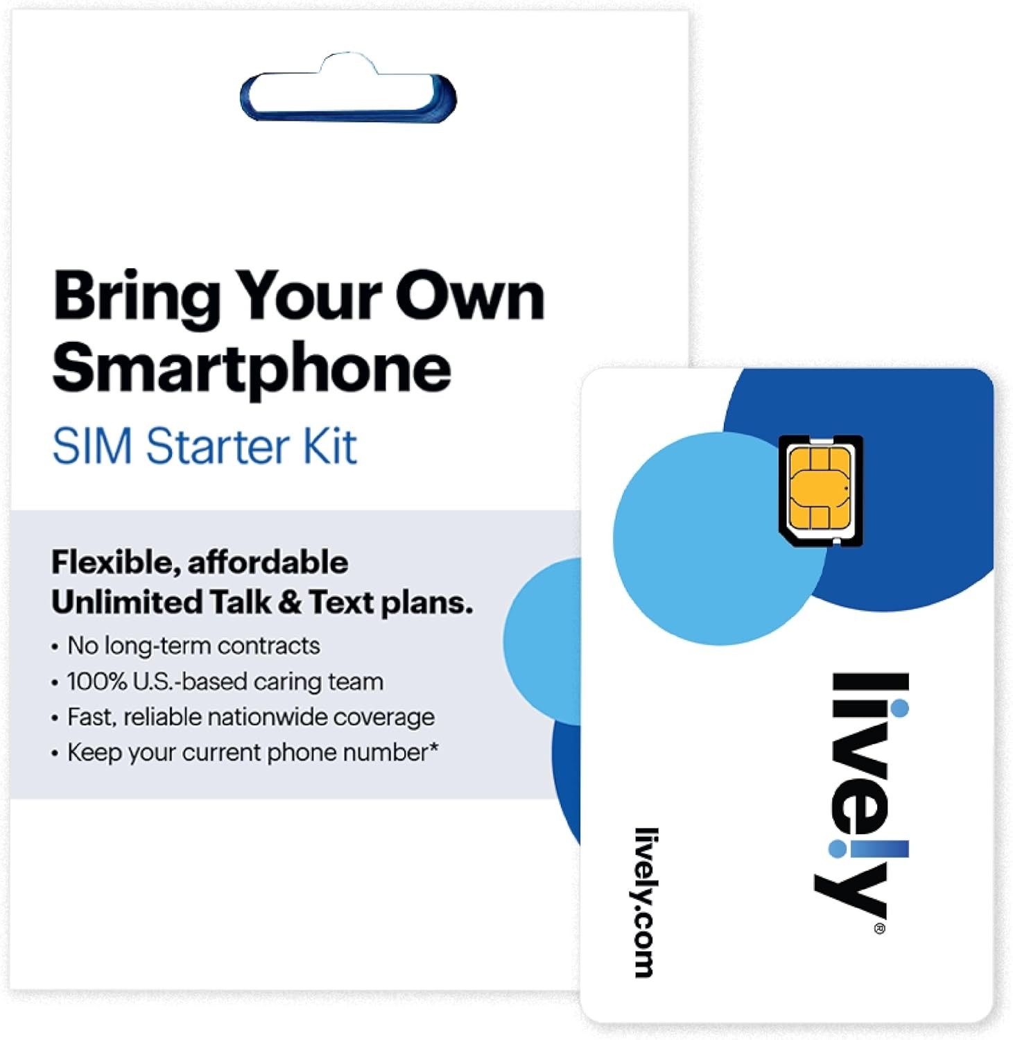 Stay Connected with Lively SIM Kit - Unlimited Talk, 1GB and Urgent Care Help
