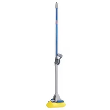 Quickie 58Mb4 Sponge Wet Mop, Screw On Connection, 9 In Mop Head Width, Yellow,