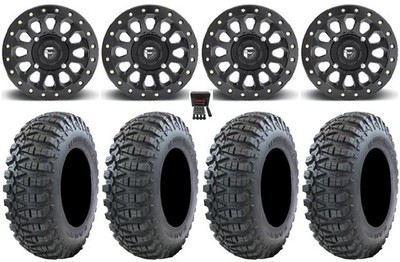 Fuel Vector Beadlock 15'' Wheels 35'' Terra Master Tires Can-Am Renegade Outlander