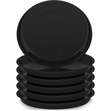 6 Pack 26 Inch Round Plastic Plant Trays Thick Durable Water Resistant Saucers
