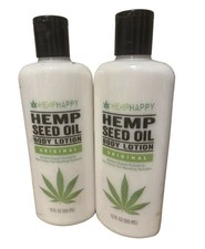    HEMPHAPPY    2-PACK 12 Fl. Oz.     ORIGINAL      MOISTURIZING  Body Lotion.