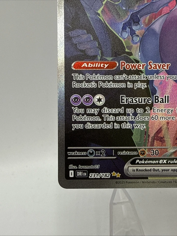 Team Rocket's Mewtwo ex 231/182 Sv10: Destined Rivals Holo Pokemon - Image 3 of 4