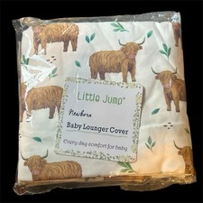  NEW 2 Pack Baby Lounger Cover, Stretchy and Soft Newborn Western Highland Cows