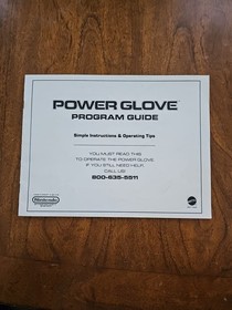 VTG Nintendo Power Glove Instruction Manual & Program Guide Booklets ONLY NES 