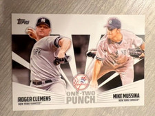 2023 Topps Series 1 Roger Clemens / Mike Mussina YANKEES One-Two Punch #12P-21