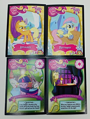 My Little Pony Trading Cards Collector Cards Fluttershy Apple Jack
