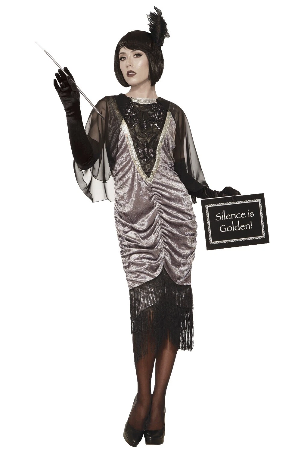 Polyester Complete Outfit 1920s & 1930s Costumes for Women