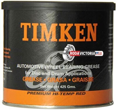 Timken GR224TUB Red High Temp Wheel Bearing Grease 15 oz Tub