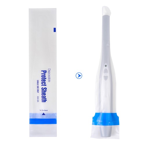 50Pcs A04-6A Disposable Dental Intraoral Camera Sleeve Sheath Cover US Stock