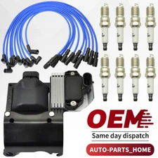 For Chevy GMC Savana OE#D577 DR49 Ignition Coil & Iridium Spark Plug & Wire suit